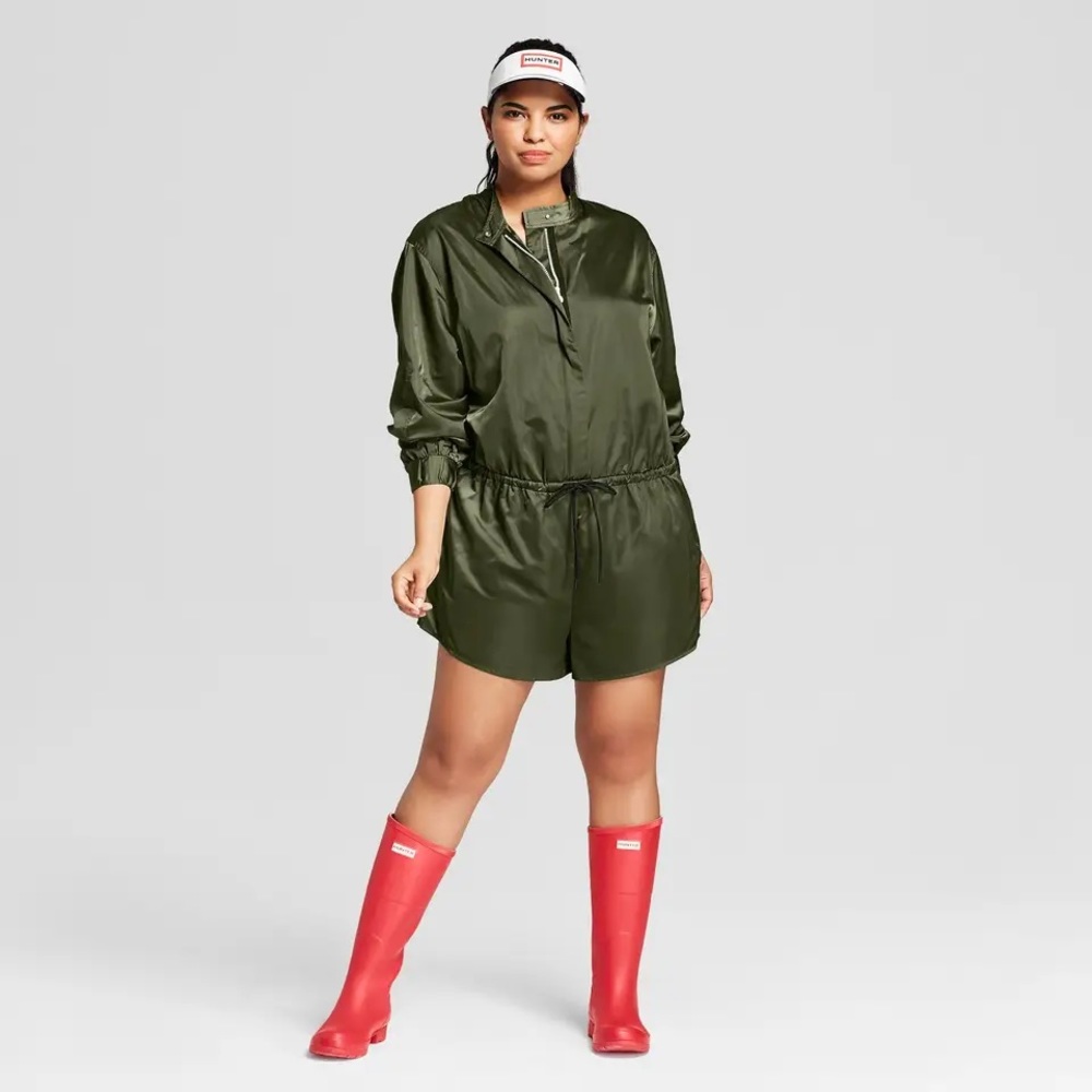 NWT Hunter for‎ target green long sleeve romper